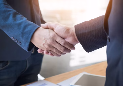 two confident business man shaking hands meeting office success dealing greeting partner concept 1423 185